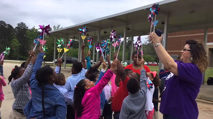 Heritage Elementary balloon release for late stude...