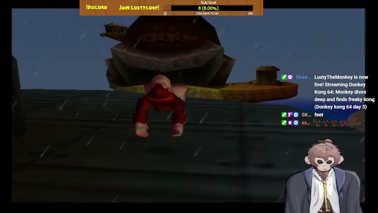 Monkey dives deep and finds freaky kong (