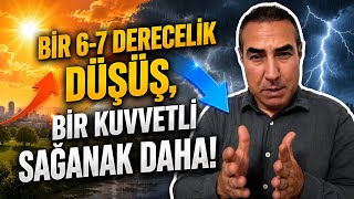 Bir 6-7 Derecelik Düşüş, Bir Kuvvetli Sağanak Daha!