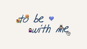 nadhif basalamah - to be with me (Official Lyric Video)