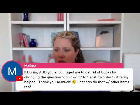 Live Decluttering Q&A 1.21.25
