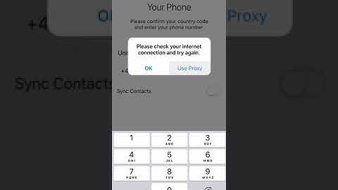 How to enable proxy in the Telegram iOS app during login