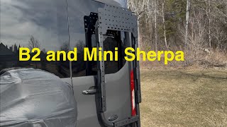 Owl Vans B2 Carrier and a Mini Sherpa Install on a Ford Transit Van