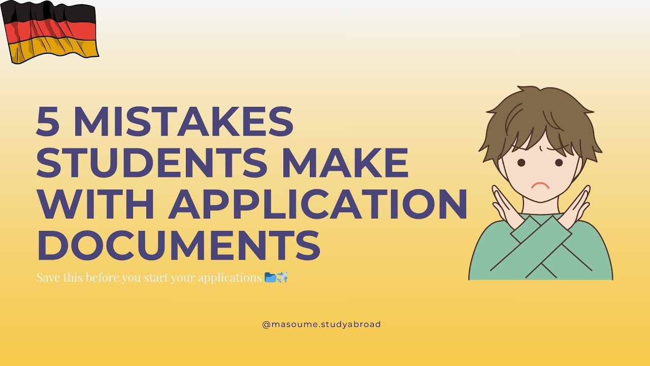Avoid These 5 Mistakes When You Want To Apply To Univeristies Abroad