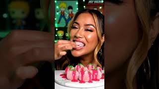 𝐒𝐭𝐫𝐚𝐰𝐛𝐞𝐫𝐫𝐲 𝐂𝐥𝐨𝐯𝐞𝐫 𝐌𝐨𝐜𝐡𝐢 #mukbang #satisfyling #foodie