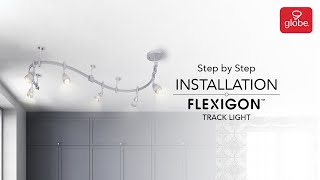 Globe Flexible Track Light Kit Installation screenshot 2