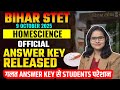 BIHAR STET 2025 Homescience | Official Answer Key Ouy | गलत Answer Key से परेशान| BY Dr. Ruchi Ma'am
