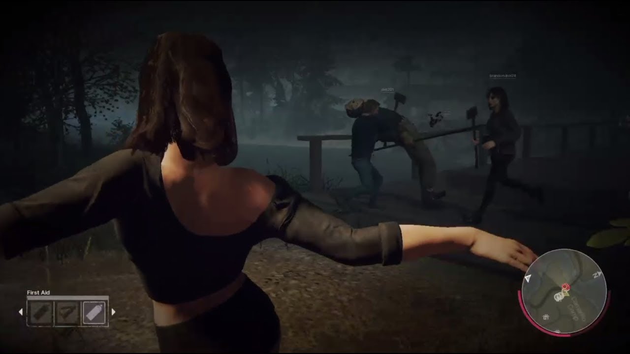 Friday the 13th Game Tiffany Cox Gameplay Survive the Night Part VI Jason V...