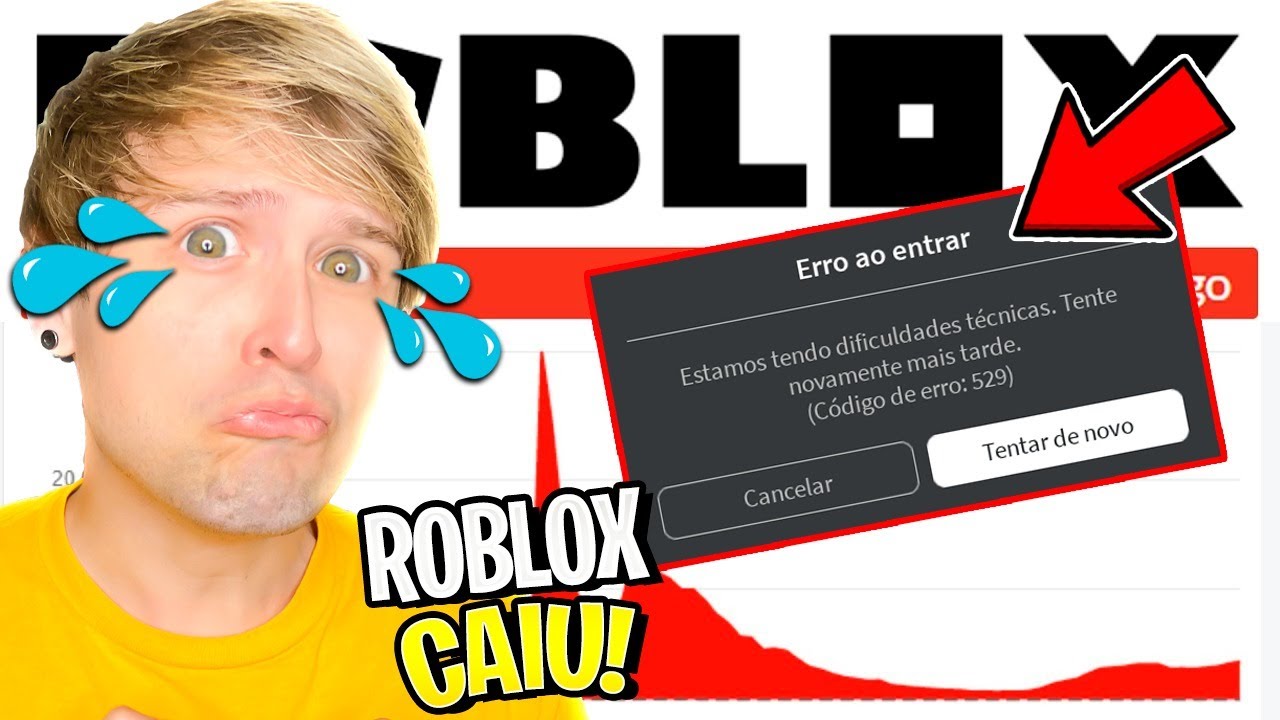 O Roblox Caiu! 