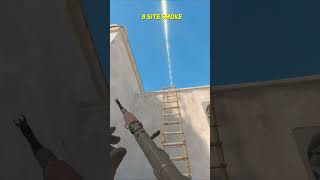 B Site Smokes From One Position CS2 #shorts