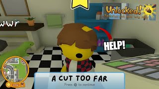A CUT TOO FAR! UNLOCKING BAD HAIRCUT AND WIG HAIR! NEW UPDATE! - WOBBLY LIFE!! PS4/PS5 screenshot 4