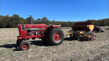 Drilling winter Wheat