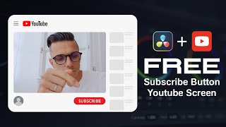 How to Add Subscribe button in Davinci Resolve project Subscribe YouTube Window in your video
