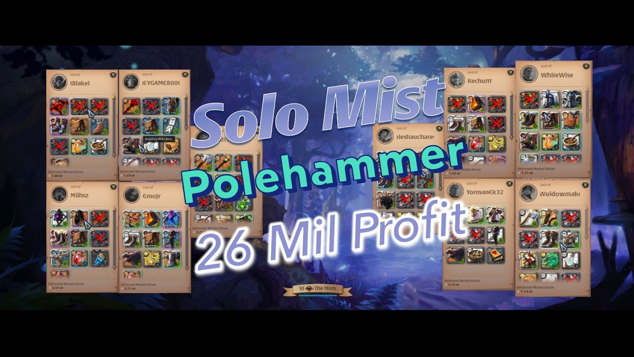 It's Polehammer Time | Solo Mist | Albion Online | Tales from the Mists #12