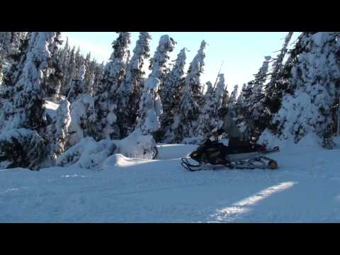 Patrick Fortin in Fermont with Brian Prive Ski-doo...