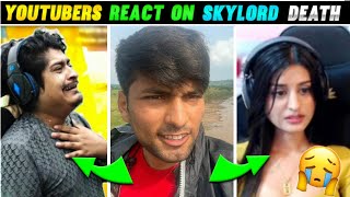 Youtubers Reaction On Skylord Death L Payal Gaming Reaction On Skylord Death