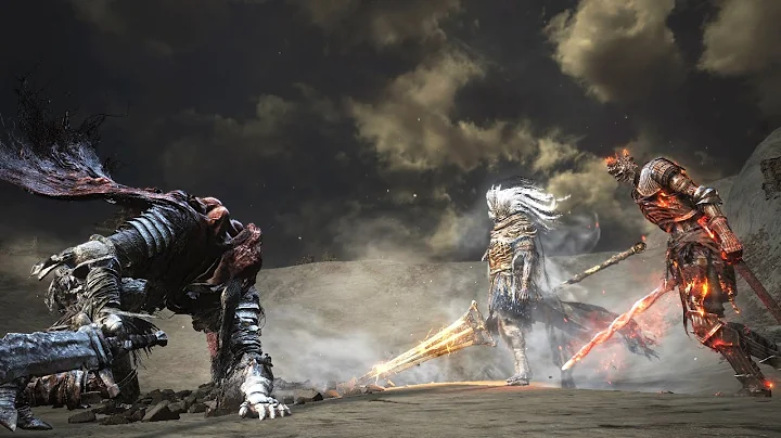 Soul of Cinder and Nameless King VS Slave Knight G...