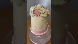 Buttercream Floral Cake 🍰
