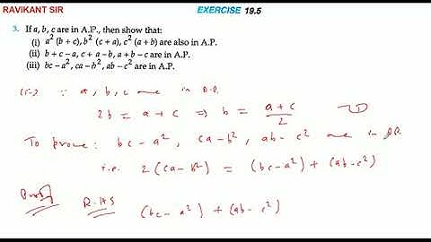 If a, b, c are in A.P., then show that: bc-a^2,ca-b^2,ab-c^2 are in A.P.