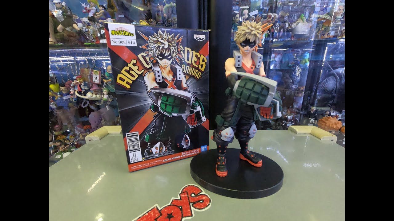 Unboxing Review My Hero Academia Age Of Heroes Katsuki Bakugo 322 Youtube