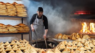 Amazing bread in a legendary bakery! Turkey street food