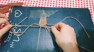 Makrome Anahtarlık Yapımı