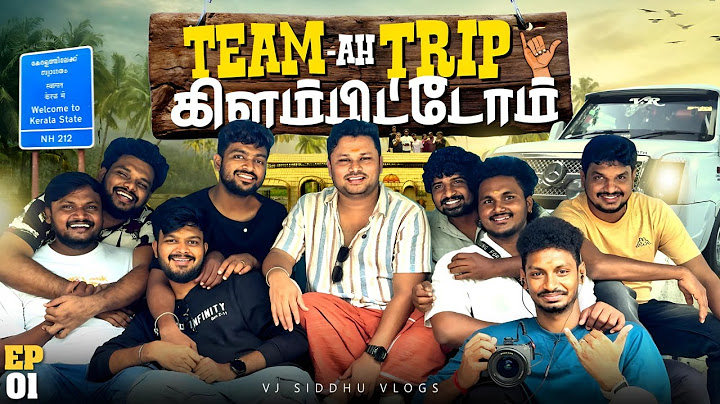இனிமே தான் சம்பவமே 😎🔥 | Kerala Series |  Ep- 01 | Vj Siddhu Vlogs