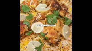 Hyderabadi Chicken Dum Biryani || Authentic || Link In Description || @Make It Easy Kashmir shorts