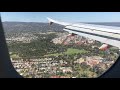 Landing at Adelaide Airport.