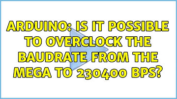 Arduino: Is it possible to overclock the baudrate from the mega to 230400 bps?