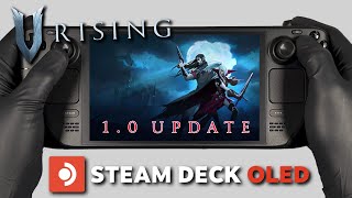 V Rising | Steam Deck Oled Gameplay | Steam OS | 1.0 Update Launch Day Perfromance