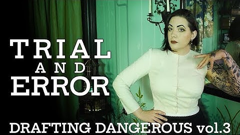 How I Draft A Sleeve Block // Drafting Dangerous vol. 3