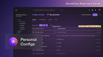 Doppler personal configs deep dive