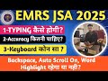 EMRS JSA Typing Test Full Details 2025 | All About Emrs JSA Typing Test 2025 | EMRS JSA Typing 2025