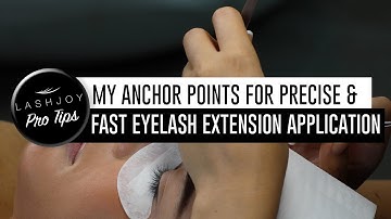 My Anchor Points for Precise & Fast Eyelash Extension Application