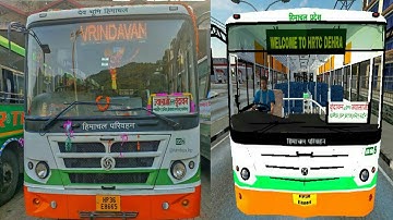 Modified HRTC Bus Mod For BussidDownload Modified Hrtc Bus Livery Tata Bs6 Bus New hrtc Bus mod🎉