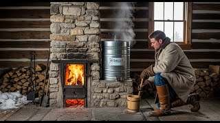 Settlers Laughed at His Water-Tank Chimney — Until It Heated His Cabin and Boiled His Bath Water