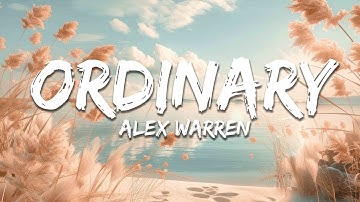 Thumbnail of Alex Warren - Ordinary (Lyrics)
