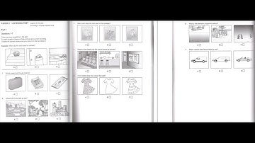 Listening B1, PET 7, Test 3, Part 1