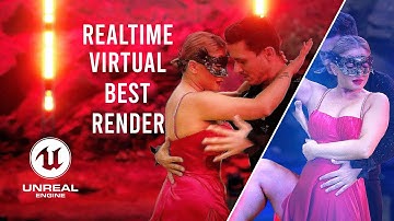 Unreal Engine 5 - Realtime Video Music Show / Virtual studio