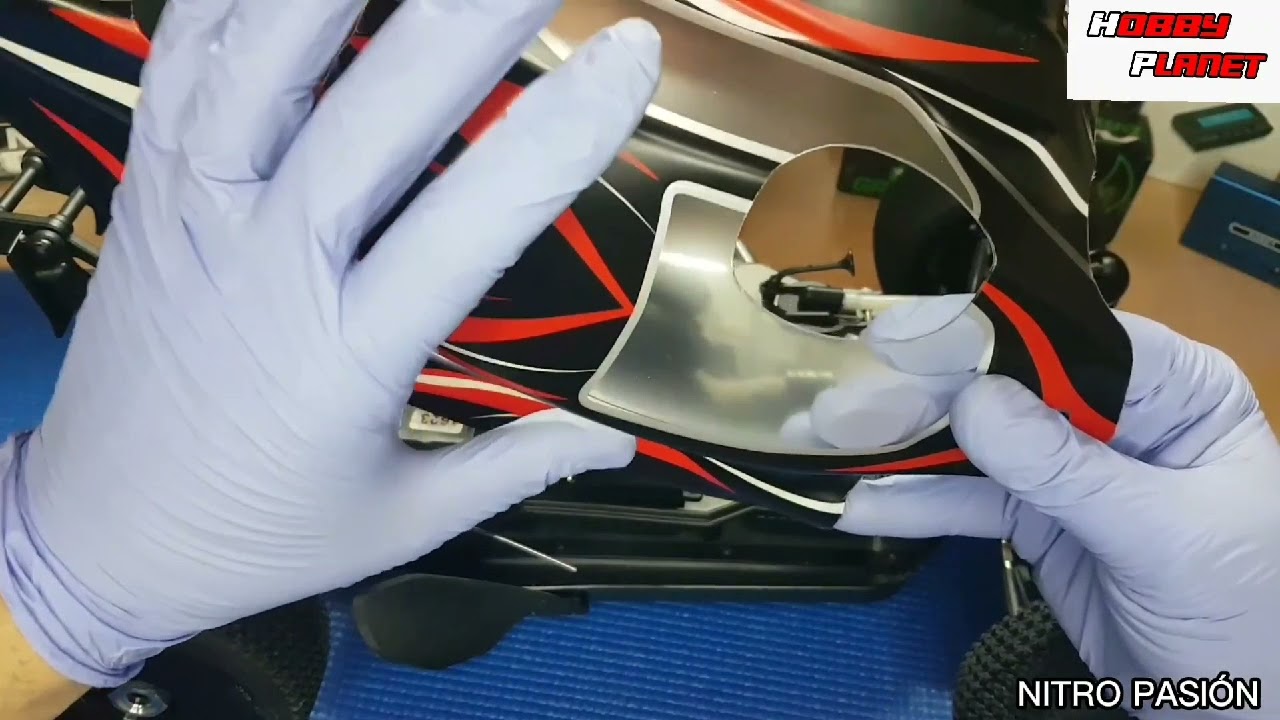 COCHE RC HYPER SS HOBAO 1/8 NITRO MOTOR 21 CON TIRADOR  RTR 2.4 GHZ