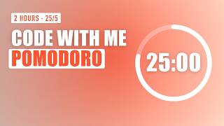 Code With Me | 4× 25/5 Pomodoro | React Hooks Refactoring for Developers #398 💻