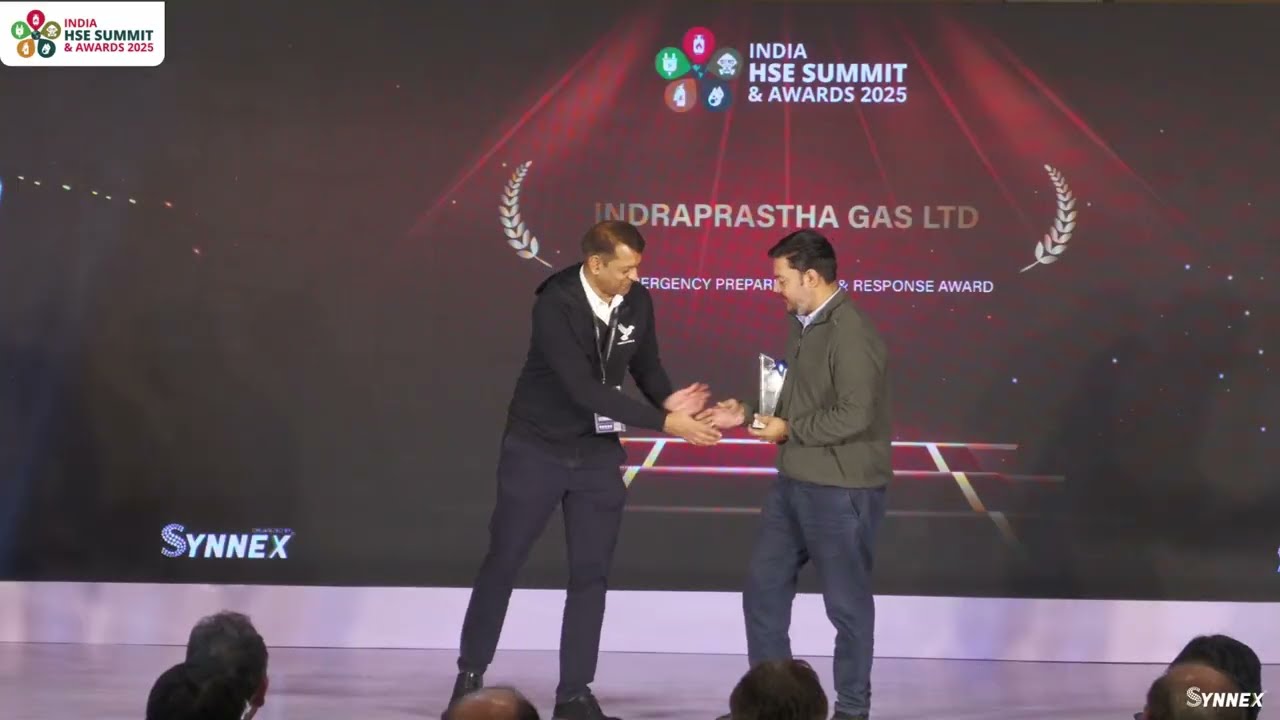 "𝐈𝐧𝐝𝐫𝐚𝐩𝐫𝐚𝐬𝐭𝐡𝐚 𝐆𝐚𝐬" 𝐡𝐚𝐬 𝐛𝐞𝐞𝐧 𝐀𝐰𝐚𝐫𝐝𝐞𝐝 𝐁𝐞𝐬𝐭 𝐄𝐦𝐞𝐫𝐠𝐞𝐧𝐜𝐲 𝐏𝐫𝐞𝐩𝐚𝐫𝐞𝐝𝐧𝐞𝐬𝐬 & 𝐑𝐞𝐬𝐩𝐨𝐧𝐬𝐞 𝐀𝐰𝐚𝐫𝐝 𝐚𝐭 𝐈𝐧𝐝𝐢𝐚 𝐇𝐒𝐄 𝐒𝐮𝐦𝐦𝐢𝐭