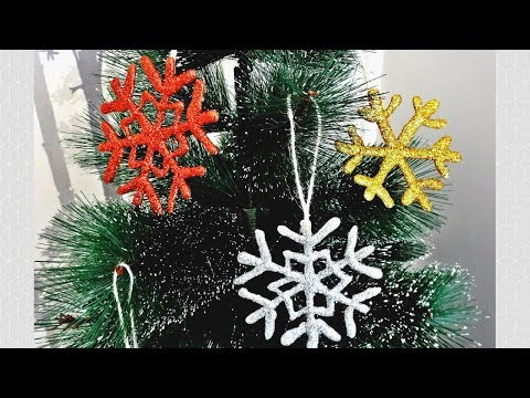 Video: Cómo Hacer Una Decoración De Copo De Nieve Para Un árbol De Navidad
