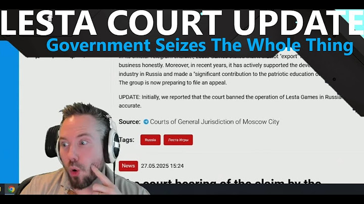 Lesta Court Case Update - Government Seizes The Whole Thing