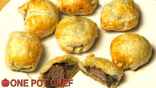 One pot chef cookbooks on itunes bookstore:
http://itunes.apple.com/au/artist/david-chilcott/id478668534?mt=11
mini beef wellingtons can be served as a party...