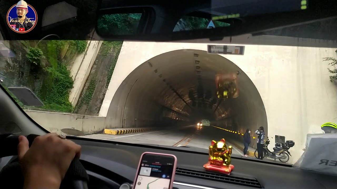 300m Longest road tunnel in the Philippines Kaybiang Tunnel in
