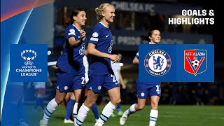 KERR AND HARDER PARTY | Chelsea vs. Vllaznia Highlights (UEFA Women's Champions League 2022-23)
