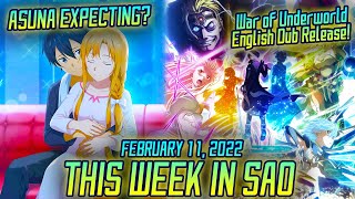 Moon Cradle Asuna, War of Underworld ENG DUB, Aria Brazil Again & MORE! - This Week in SAO