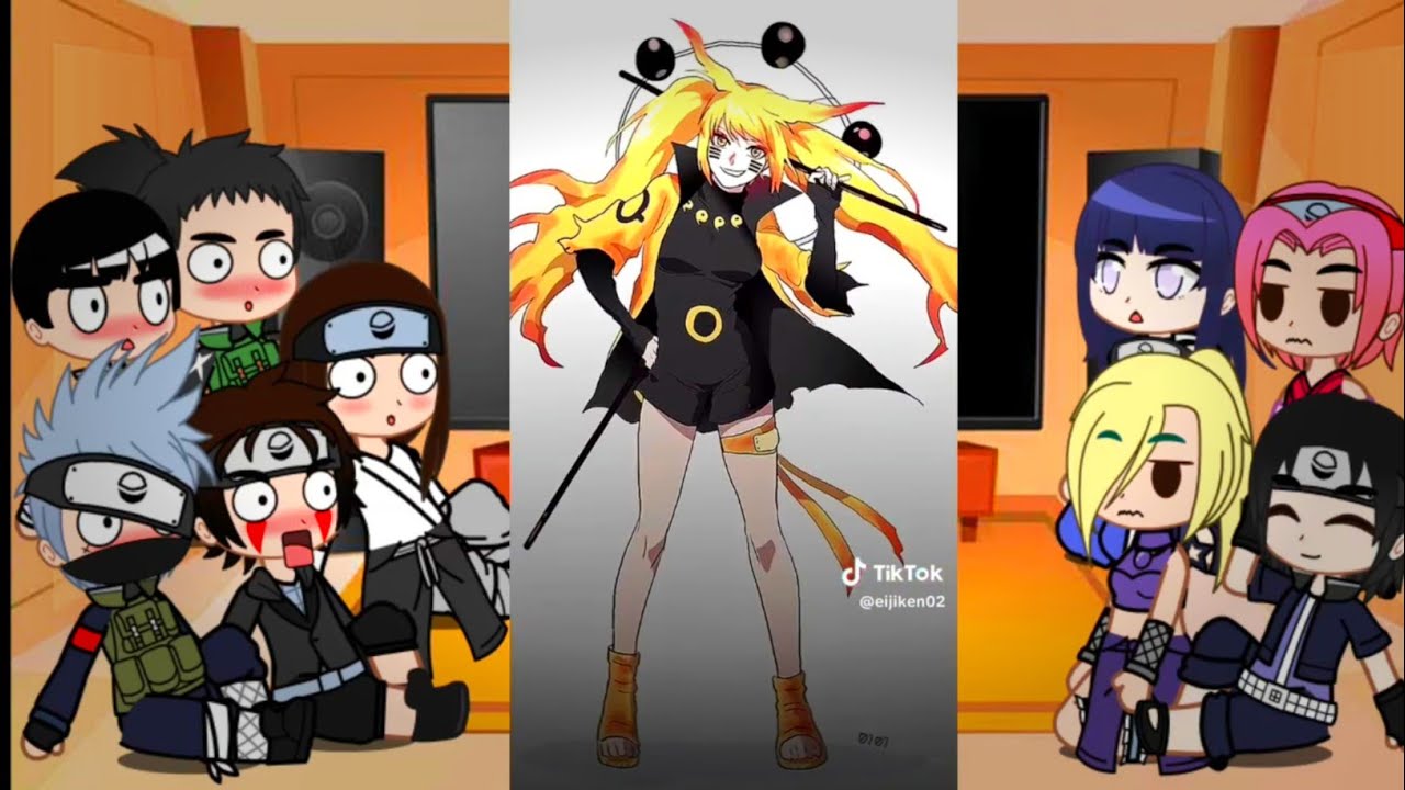 Друзья Наруто реагируют на будущее | злодей в Наруто